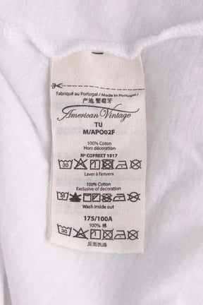 T-shirt American Vintage Blanc en Coton