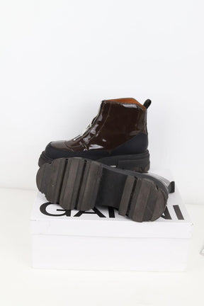 Boots Ganni  Marron