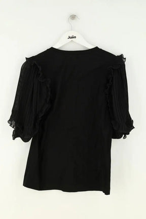 T-shirt Sandro Noir en Cachemire