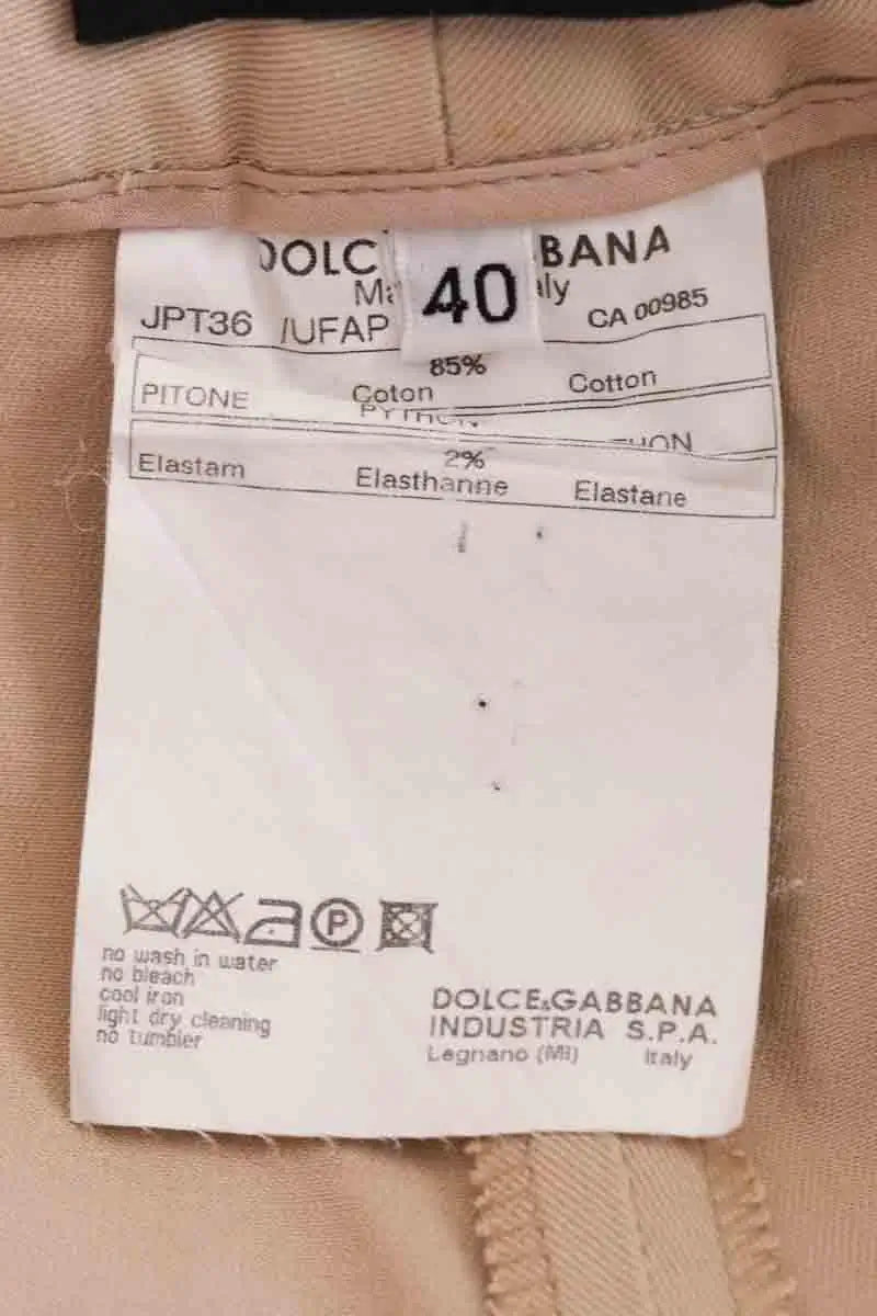 Bermuda Dolce & Gabbana Beige en Coton