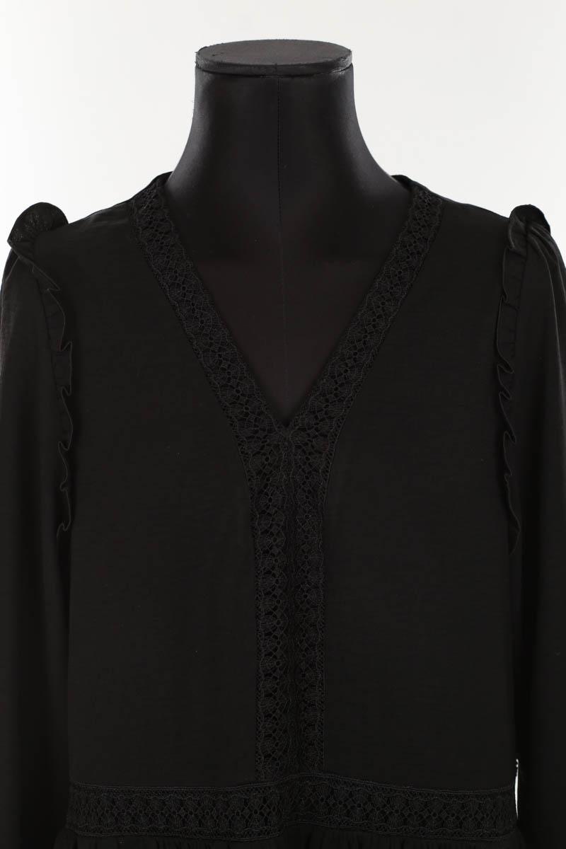 Mi-longueur Navy Paris  Noir