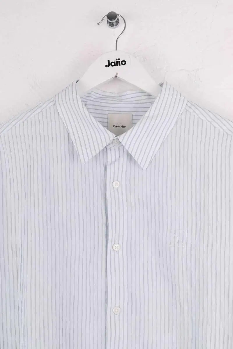 Chemise Calvin Klein Bleu en Coton