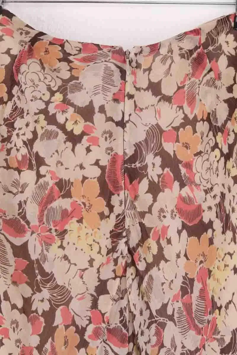 Jupe Ralph Lauren Marron en Viscose