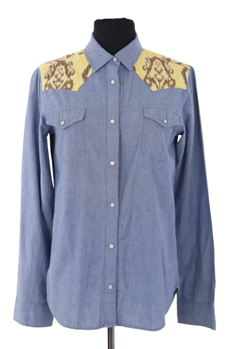 Chemise Soeur Bleu en Coton, taille L - Seconde Main