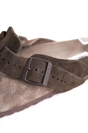 Sabots Birkenstock Boston Birkenstock x Rick Owens Anthracite en Daim