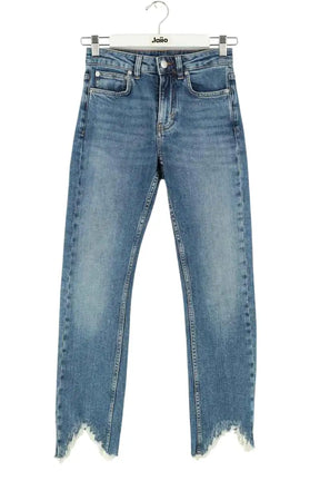 Jean droit Maje Bleu en Coton, taille XS - Seconde Main