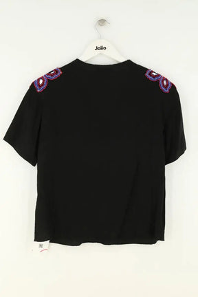 T-shirt Sandro Noir en Soie