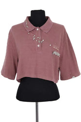 Top Golden Goose Rose en Coton, taille XS - Seconde Main