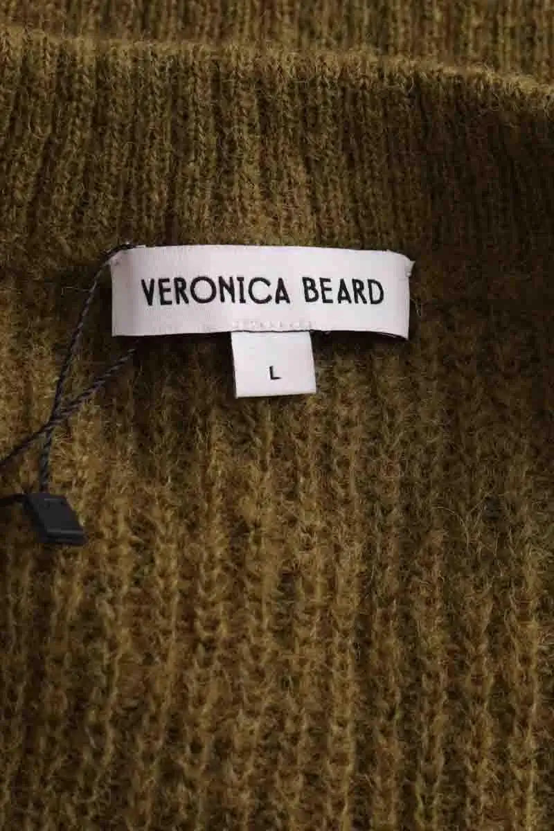 Pull Veronica Beard Kaki en Laine