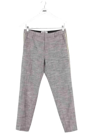 Pantalon droit Essentiel Antwerp Gris en Coton, taille XS - Seconde Main