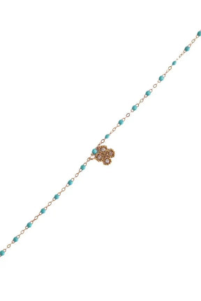 Bracelet Gigi Clozeau Lucky Trèfle Doré en Or rose