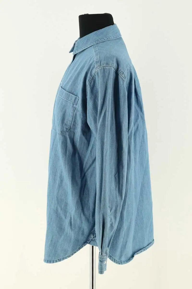 Chemise Sézane Bleu en Coton