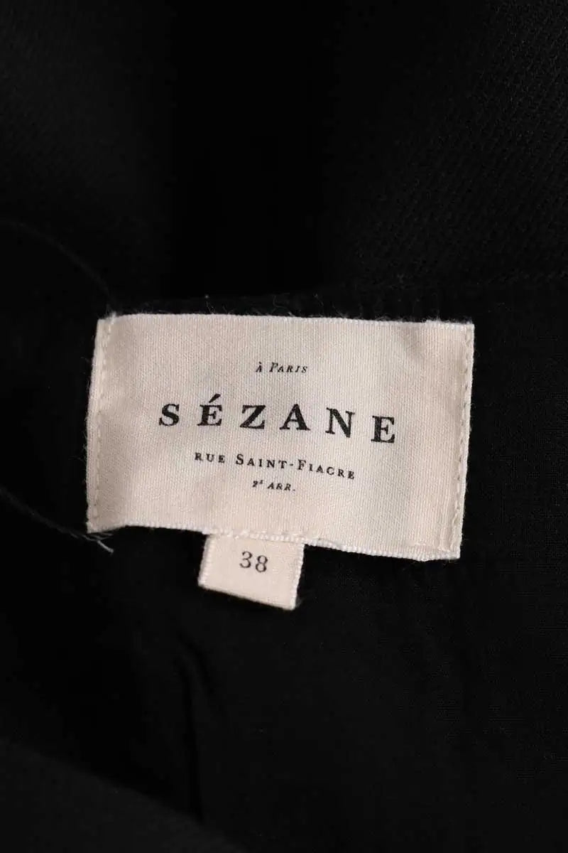 Jupe Sézane Noir en Synthétique