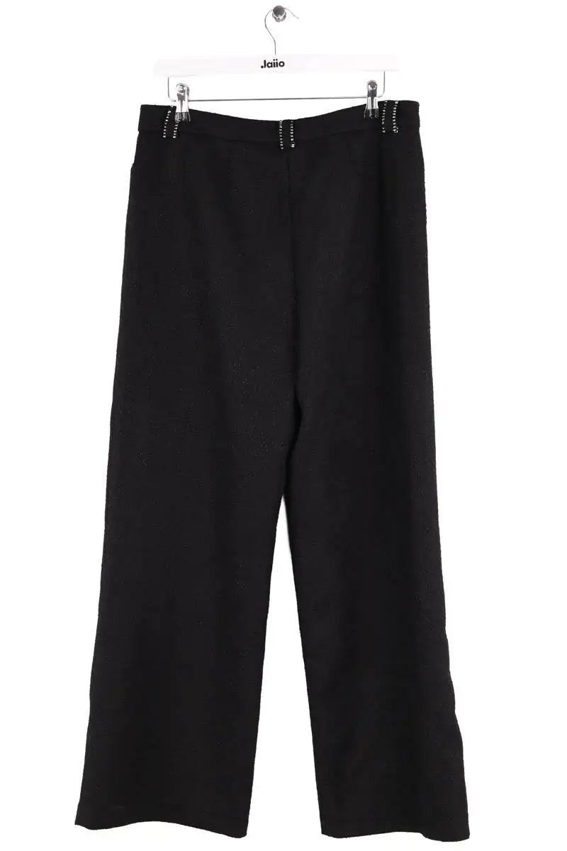 Pantalon droit Maje Noir en Synthétique