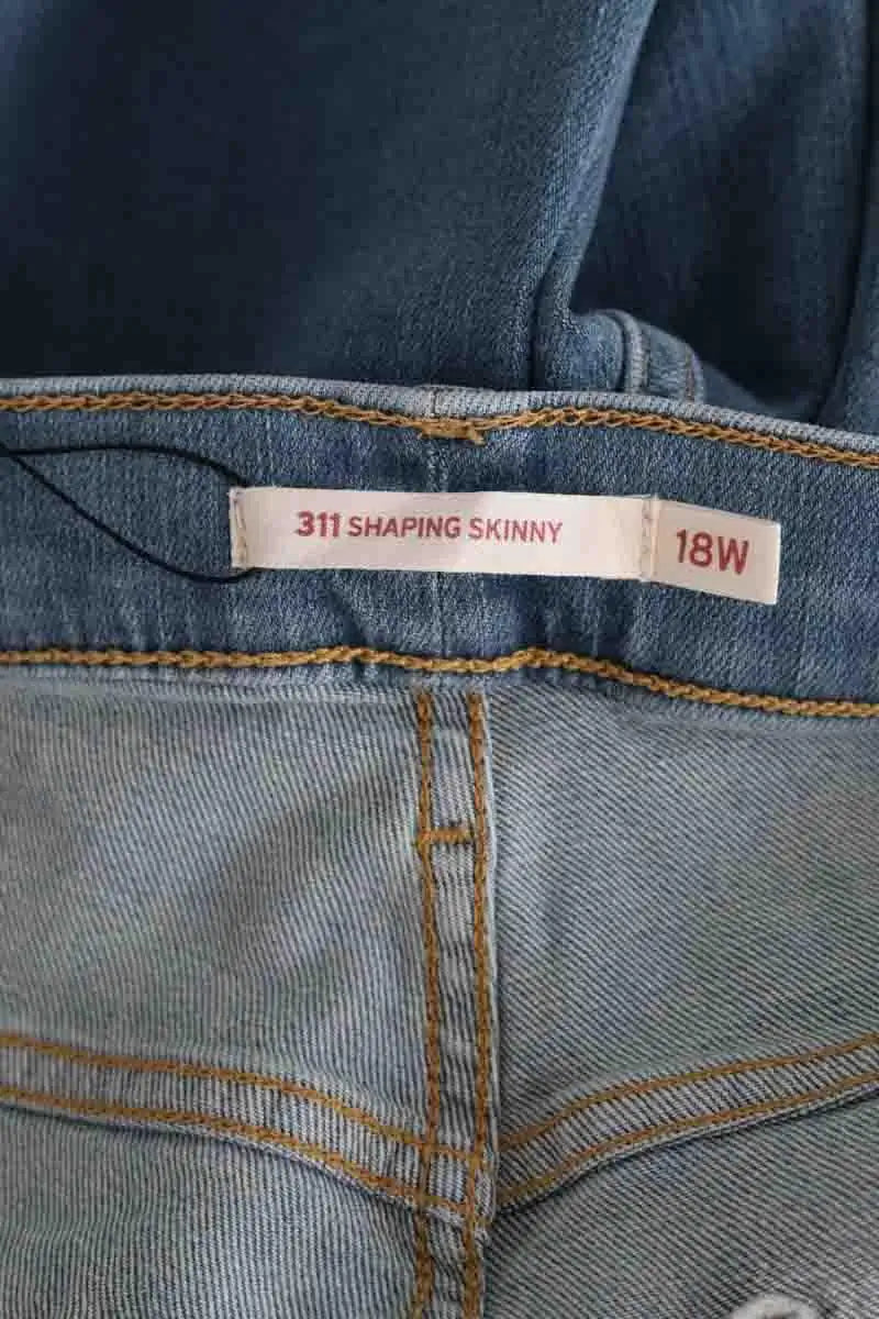 Jean slim Levi's 311 Bleu en Coton