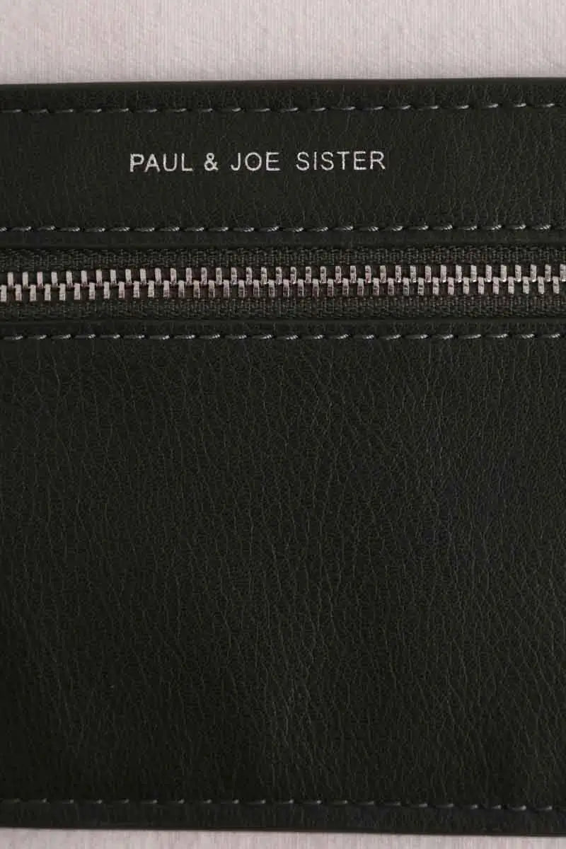 Portefeuille Paul & Joe Kaki en Cuir