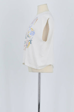 Top sans manche Sessun  Blanc