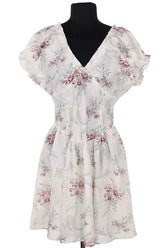 Robe The Kooples Blanc en Synthétique, taille S - Seconde Main