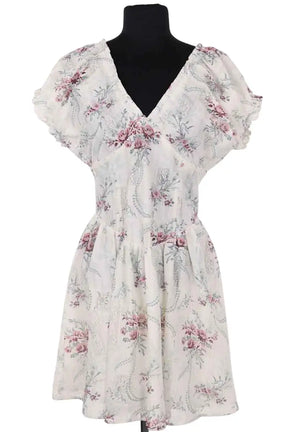 Robe The Kooples Blanc en Synthétique, taille S - Seconde Main