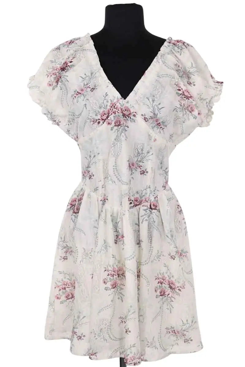 Robe The Kooples Blanc en Synthétique, taille S - Seconde Main