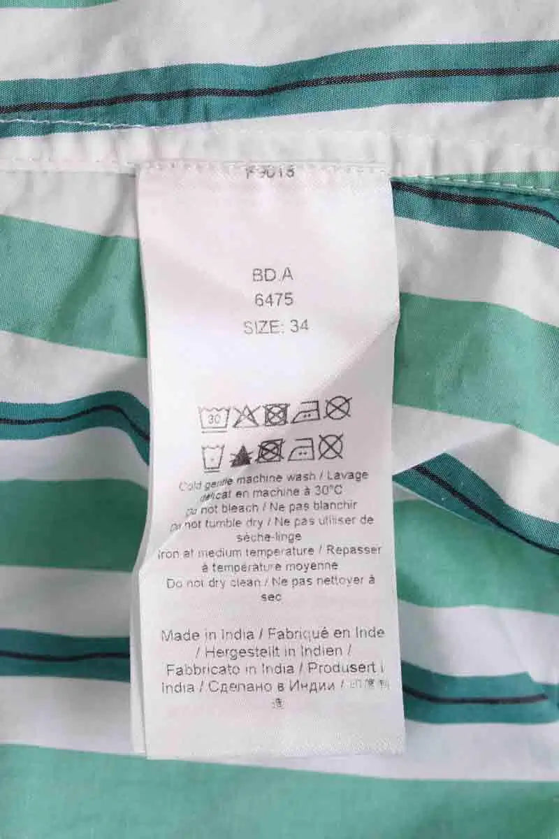 Robe Ganni Vert en Coton