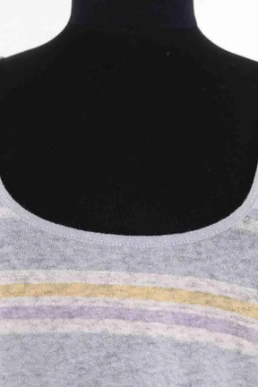 Top sans manche Sézane Bleu en Coton