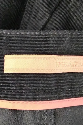 Pantalon droit Prada  Noir