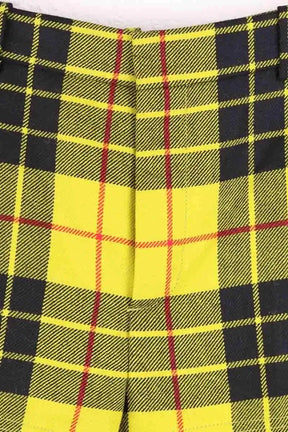 Pantalon droit Balenciaga Jaune en Laine