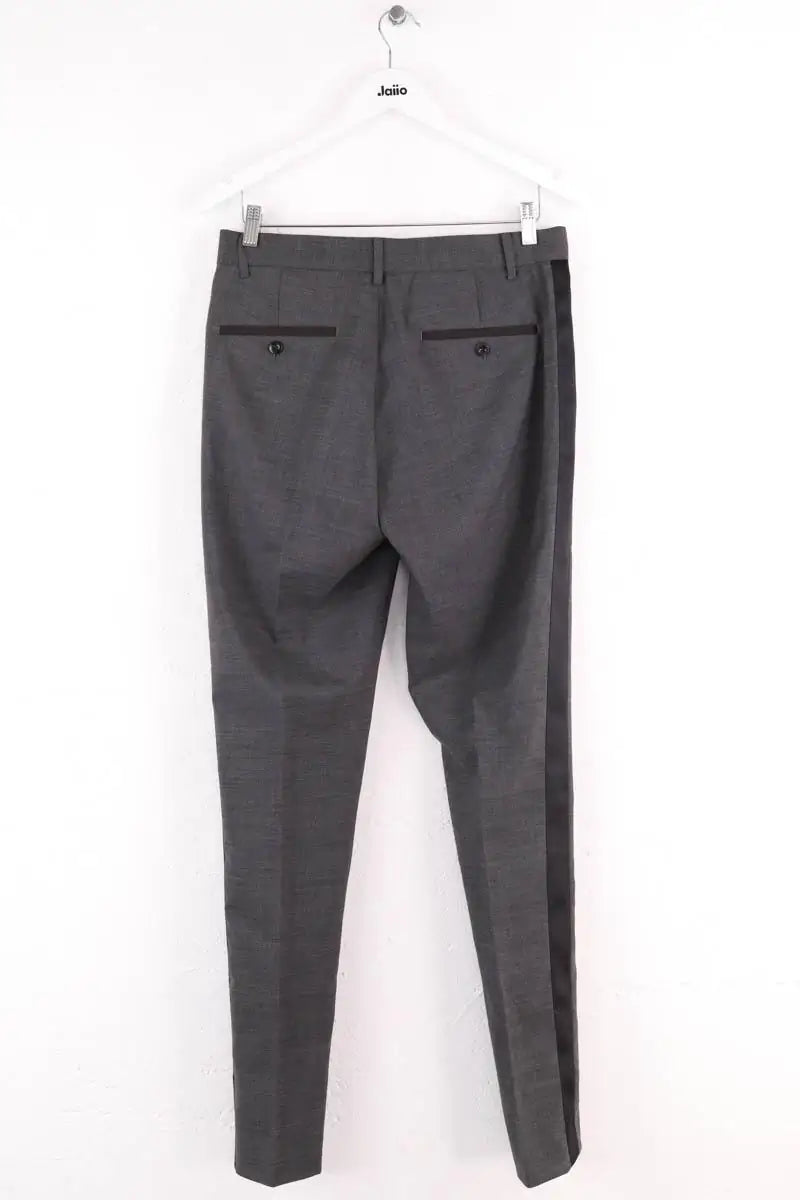 Pantalon droit Sacai Anthracite en Laine