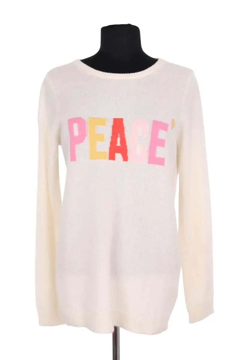 Pull Repeat Blanc en Cachemire, taille S - Seconde Main