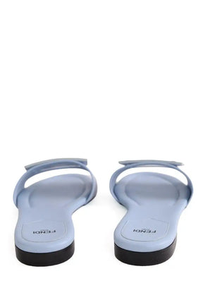 Sandales Fendi Bleu en Cuir