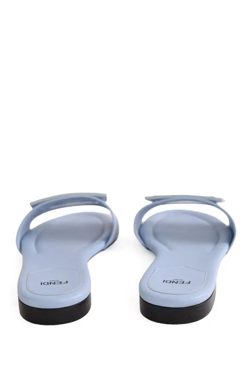 Sandales Fendi Bleu en Cuir