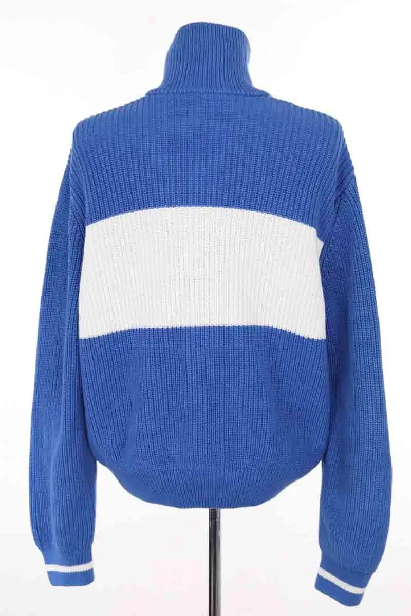 Gilet Lacoste Bleu en Coton