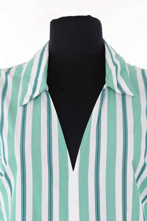 Robe Ganni Vert en Coton