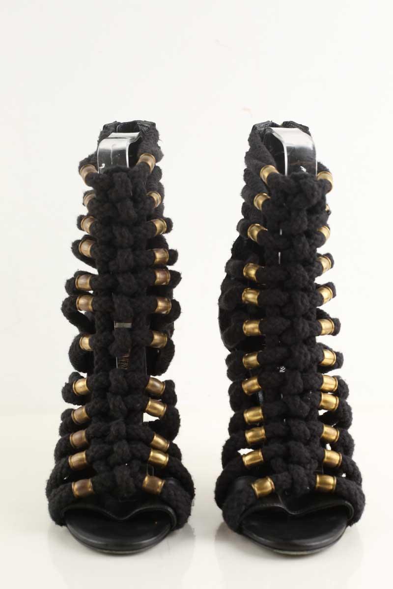 Talons Balmain  Noir