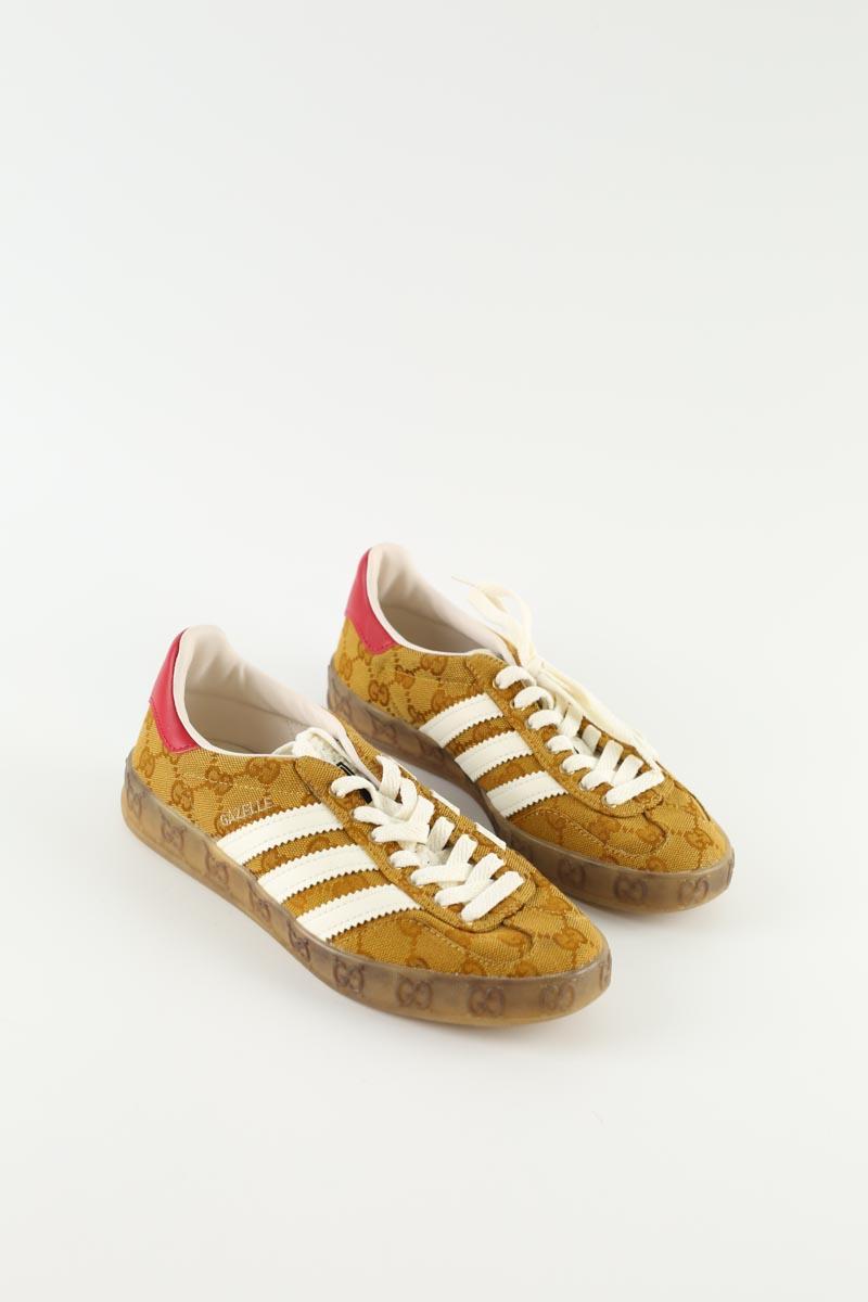 Baskets Gucci Gazelle Marron