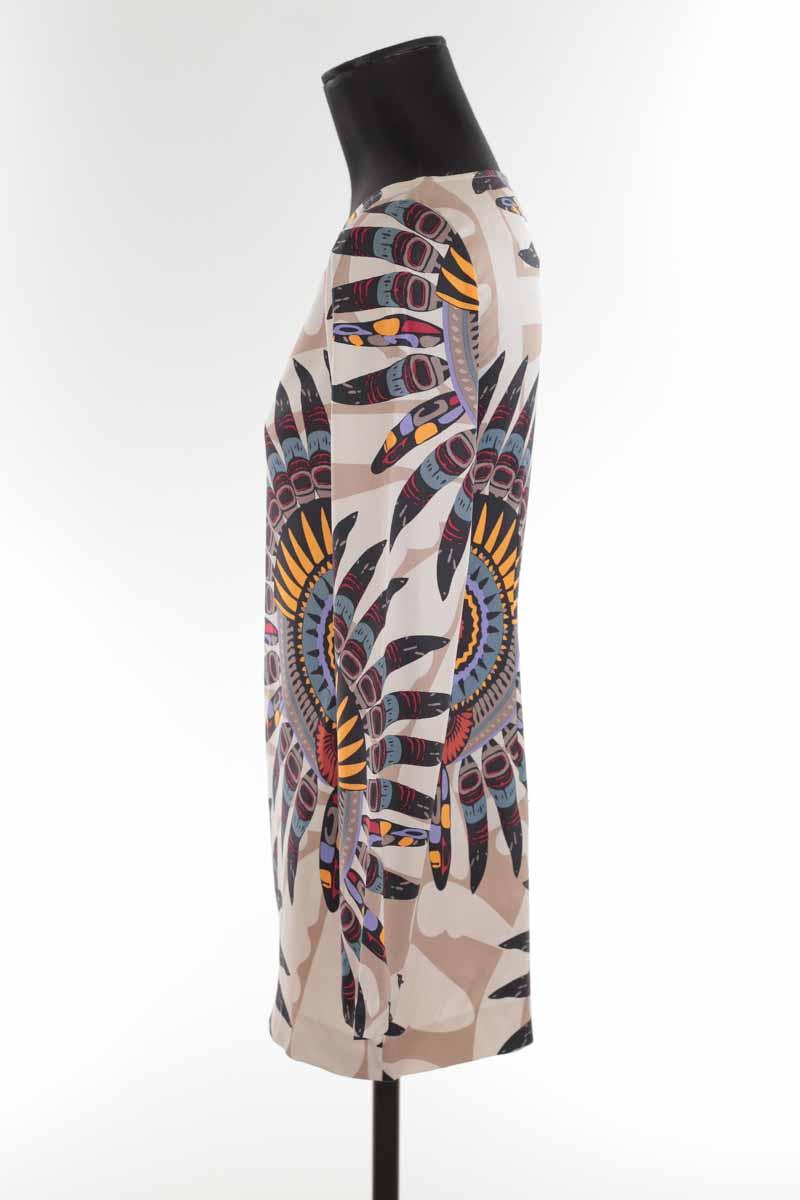 Tunique Femme ANTIK BATIK Taille 36 XS En Soie Légère, Manches Longues - Parfaite Pour Un Look Décontracté Et Coloré
