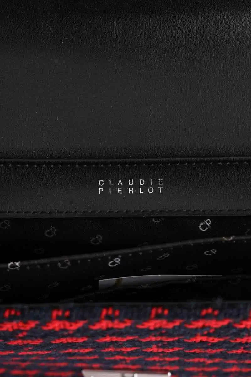 Sac à bandoulière Claudie Pierlot Rouge en Tweed