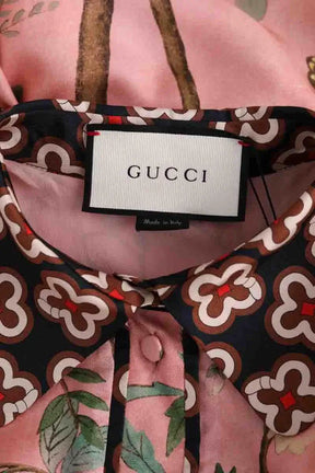 Robe Gucci Rose en Soie