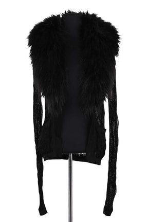 Gilet Saint Laurent Noir en Coton, taille S - Seconde Main