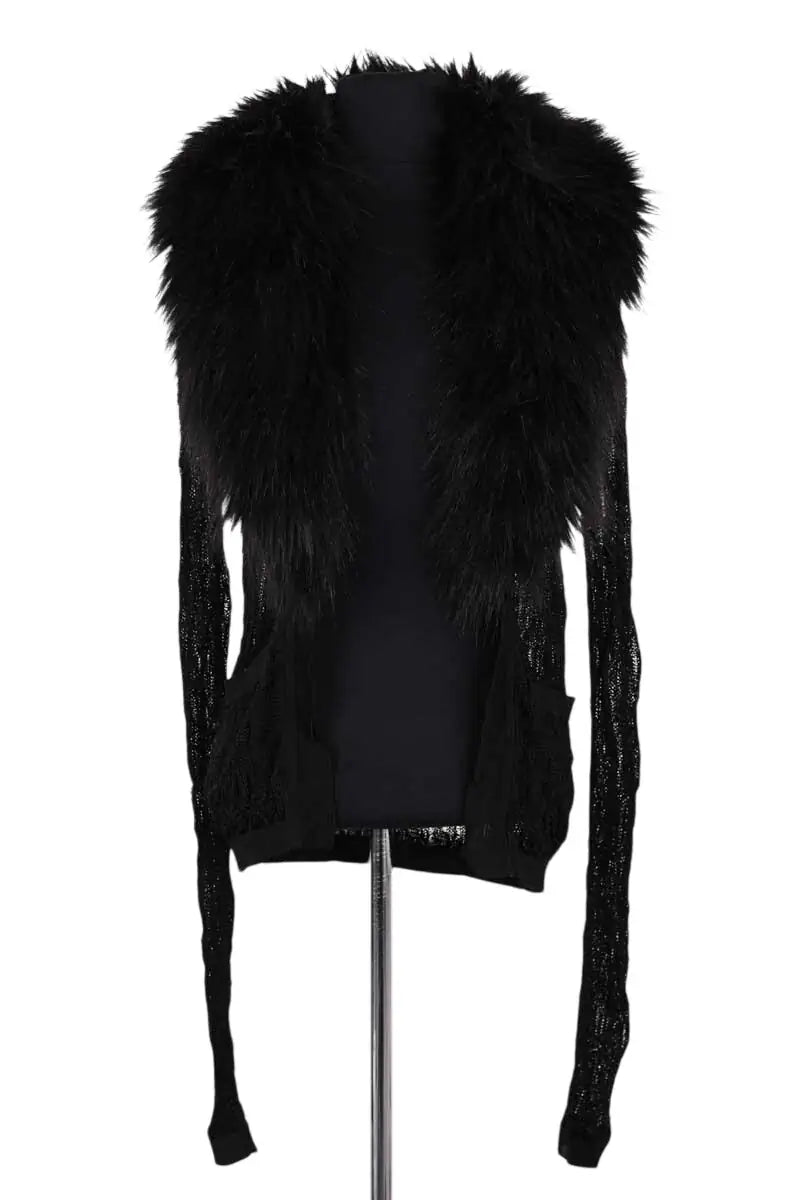 Gilet Saint Laurent Noir en Coton, taille S - Seconde Main