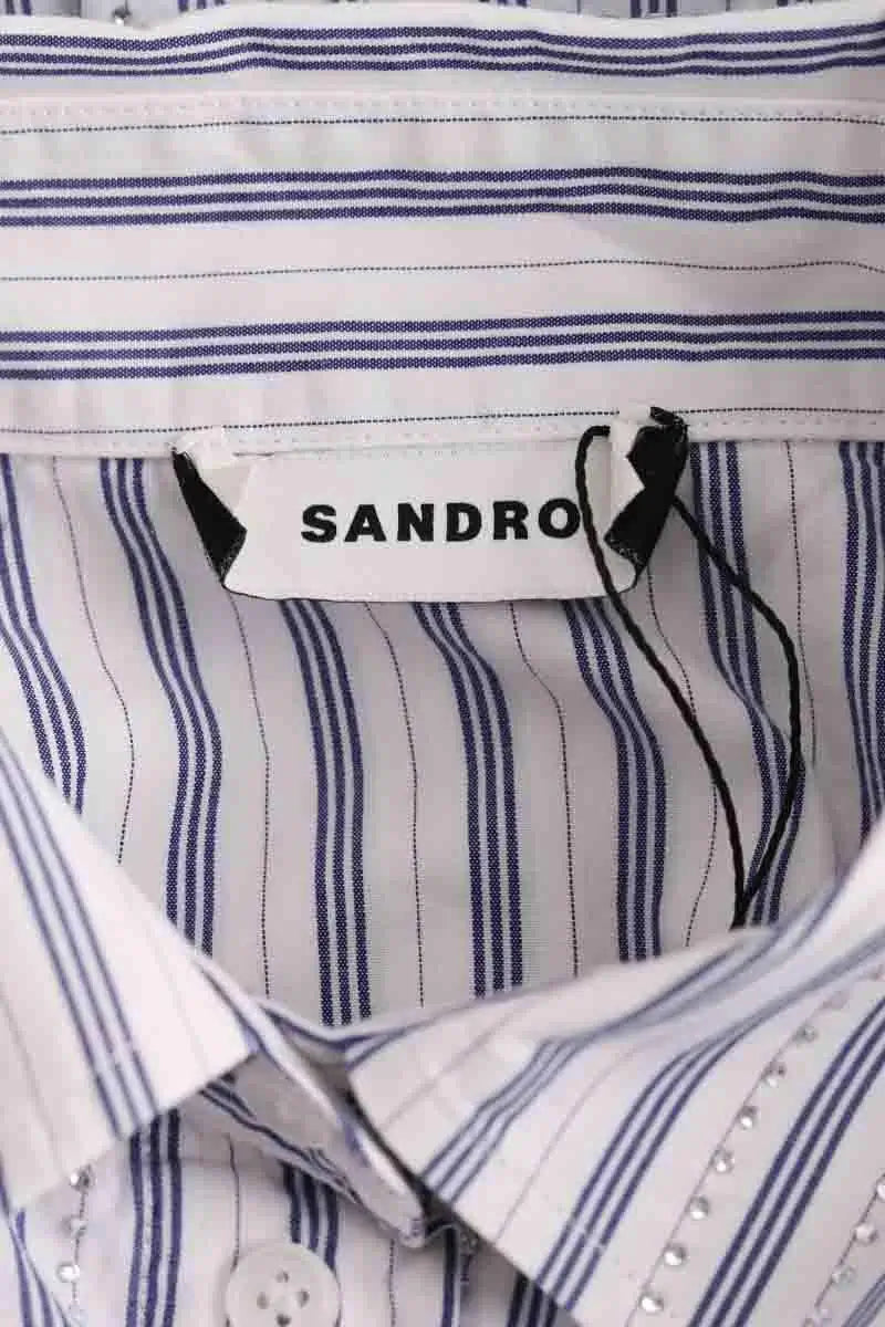 Chemise Sandro Blanc en Coton