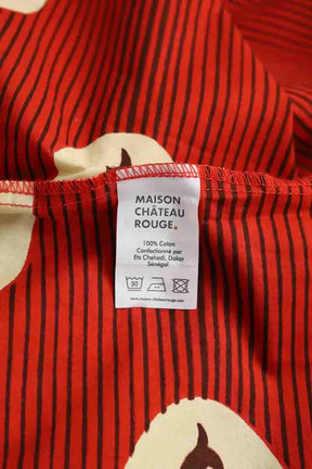 Robe Maison Château Rouge  Rouge