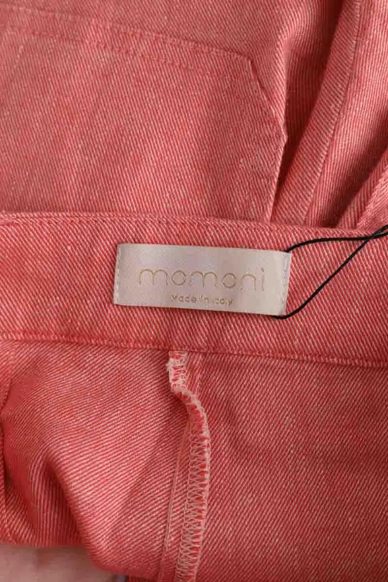 Pantalon droit Momoni Rose en Lin