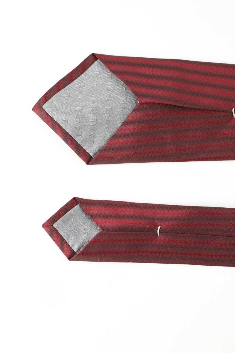 Cravate Dior  Bordeaux