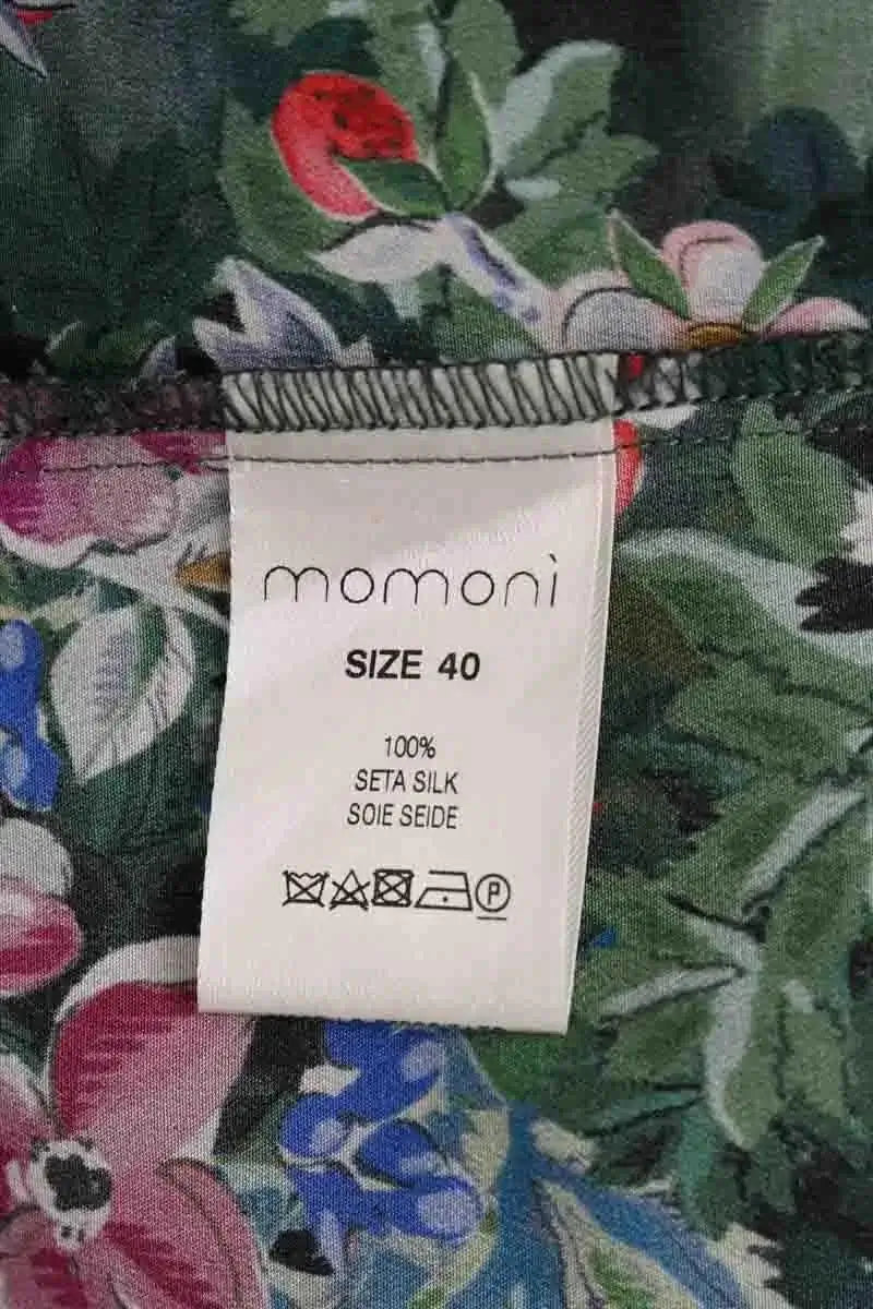 Jupe Momoni Vert en Soie