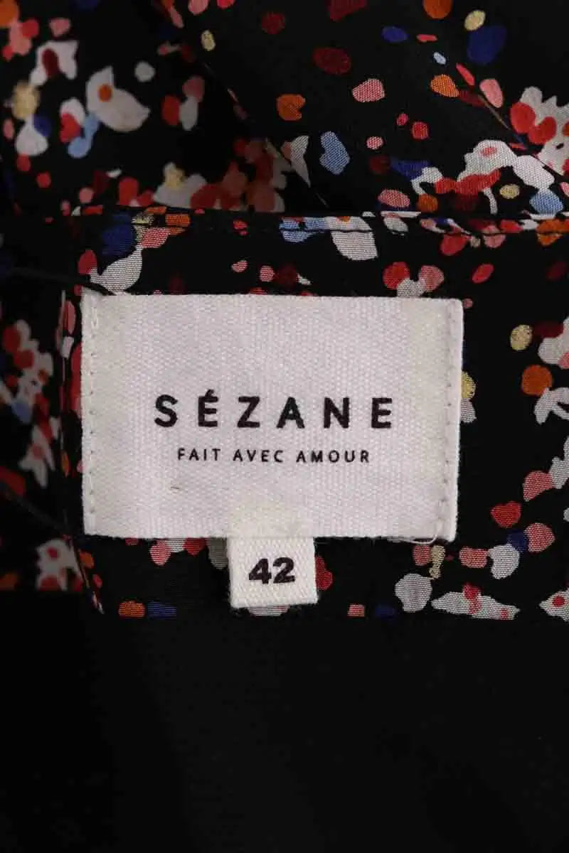 Robe Sézane Noir en Synthétique