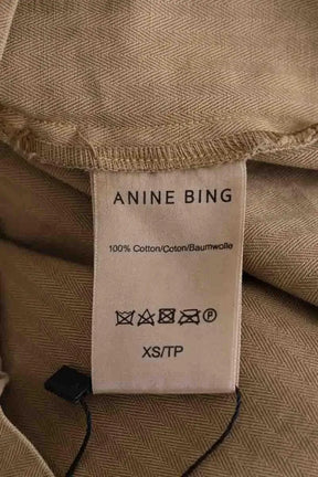 Veste Anine Bing Camel en Coton