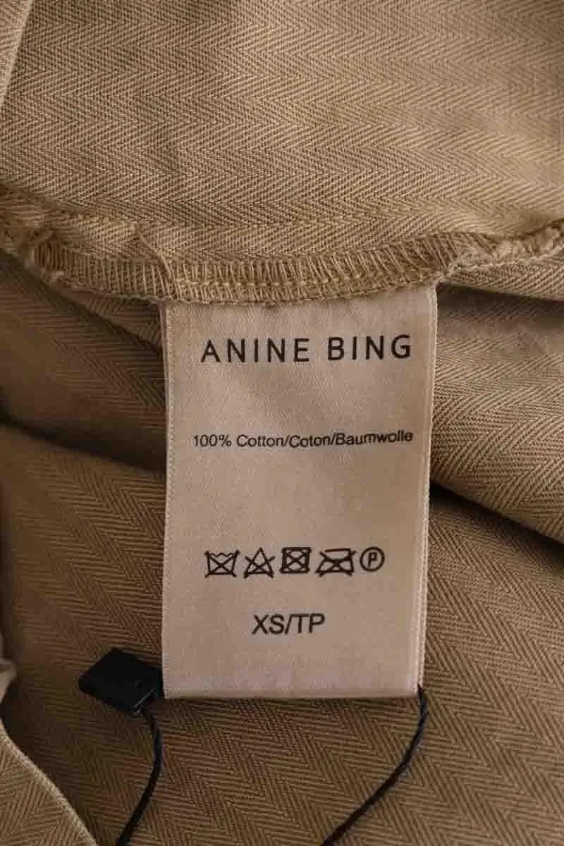 Veste Anine Bing Camel en Coton