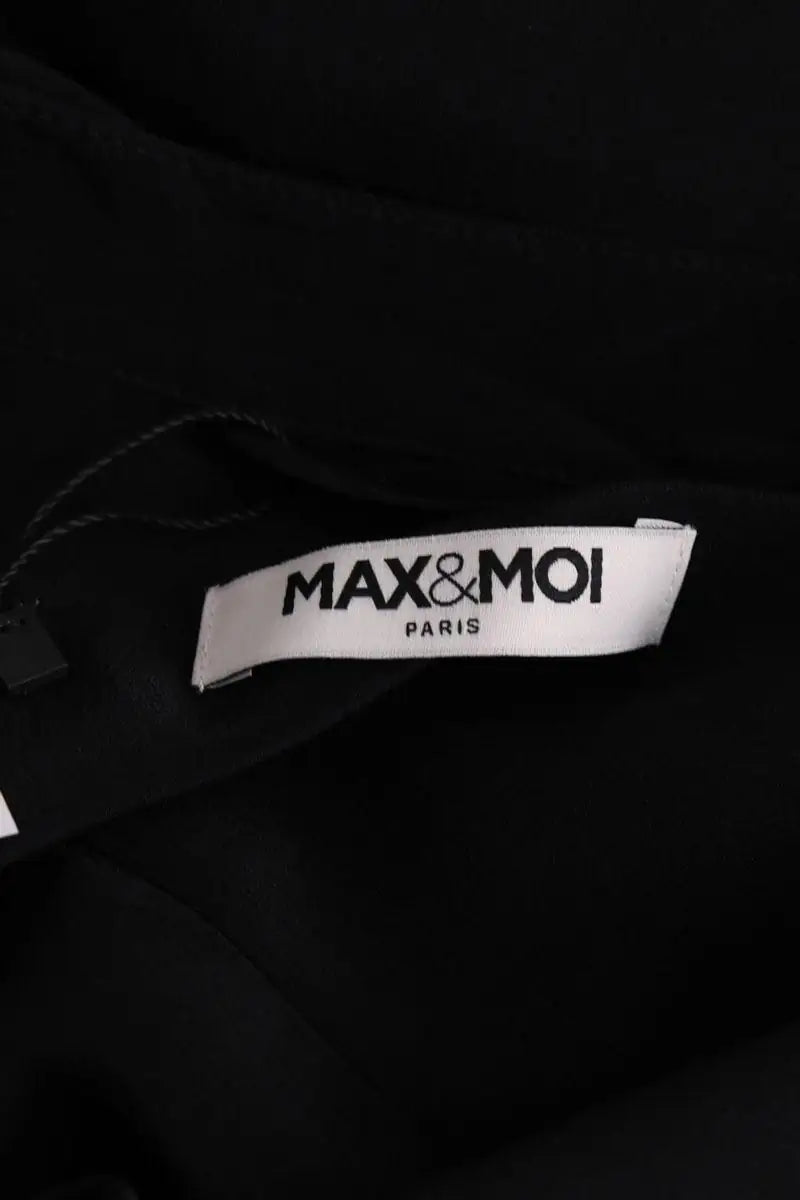 Chemise Max & Moi Noir en Soie